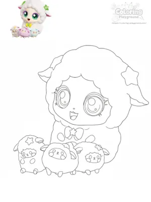 뽀송핑 색칠도안