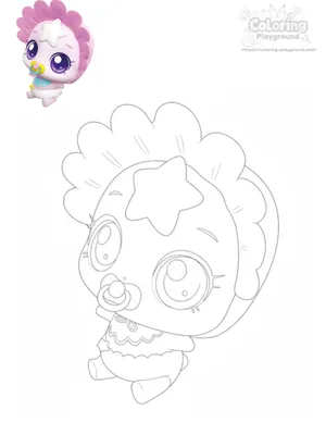 뽀뽀핑 색칠도안