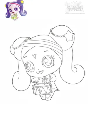 다롱핑 색칠도안