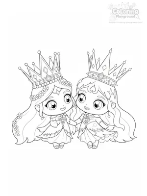 다이아나핑과 이클립스핑 색칠도안