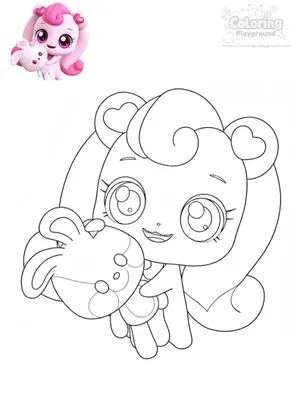 사랑의 하츄핑 색칠도안