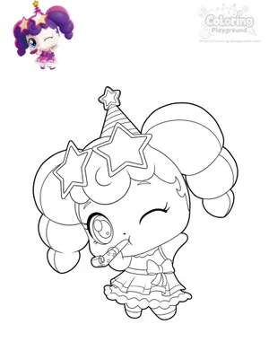 파티핑 색칠도안