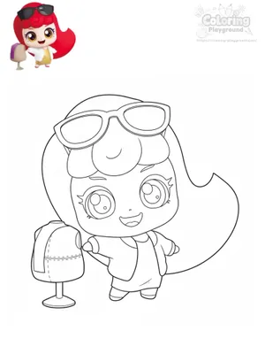 패션핑 색칠도안