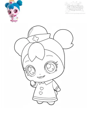 간호핑 색칠도안