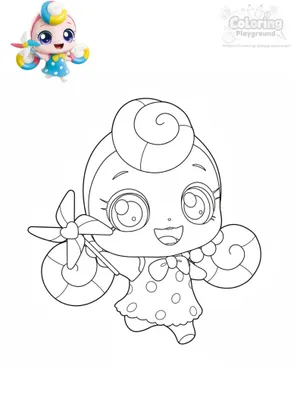 롤리핑 색칠도안