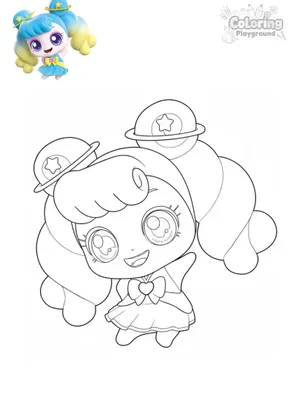 훌라핑 색칠도안