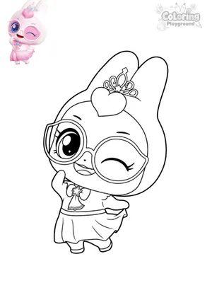 깡총핑 색칠도안