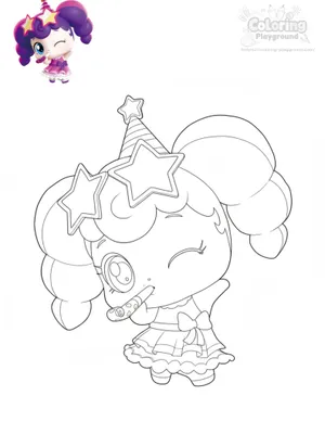 파티핑 색칠도안