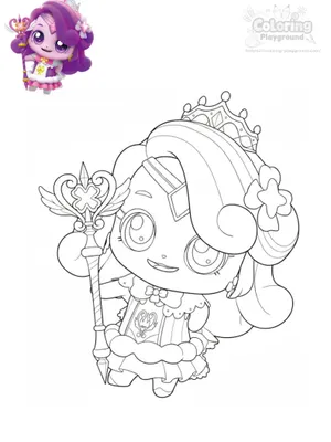 행운핑 색칠도안