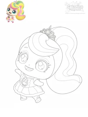 뽀니핑 색칠도안