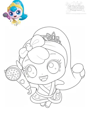 뽀득핑 색칠도안