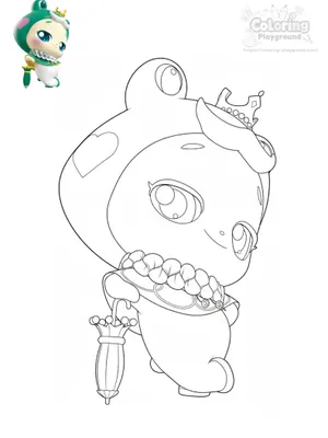 깨굴핑 색칠도안