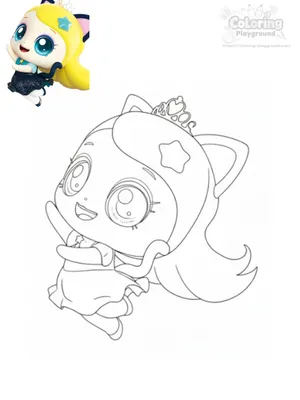 야옹핑 색칠도안