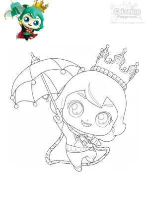 젠틀핑 색칠도안