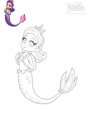 퍼플 스타 색칠도안