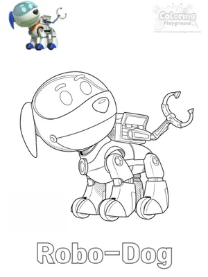 로보독 색칠도안 색칠도안