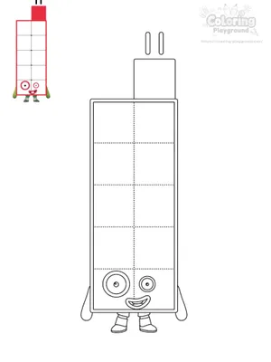 넘버블록스 11 십일 색칠도안
